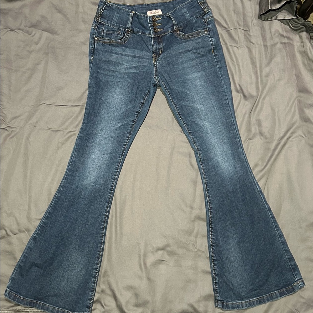 True Luck flare jean
